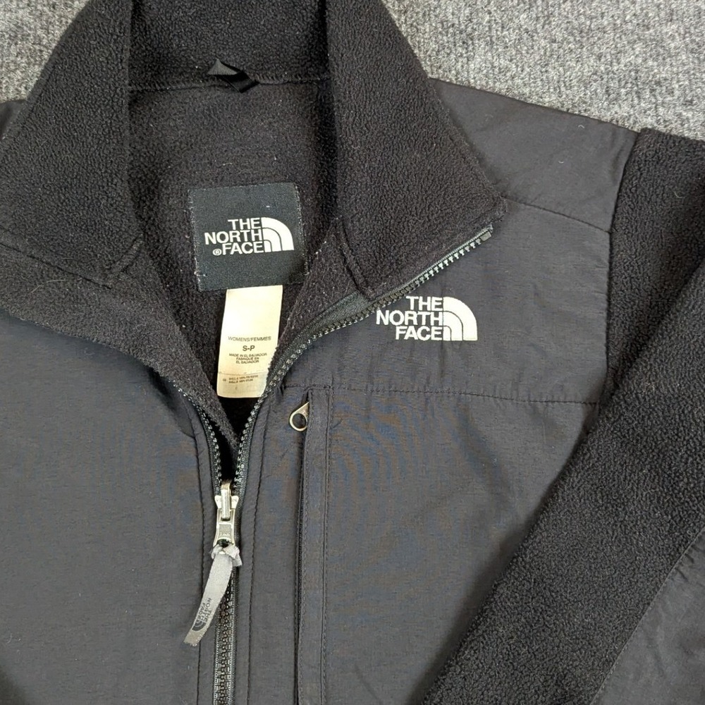 The North Face Denali Polartec Fleece Jacket Womens Small Black Full Zip Outdoor - Picture 6 of 14